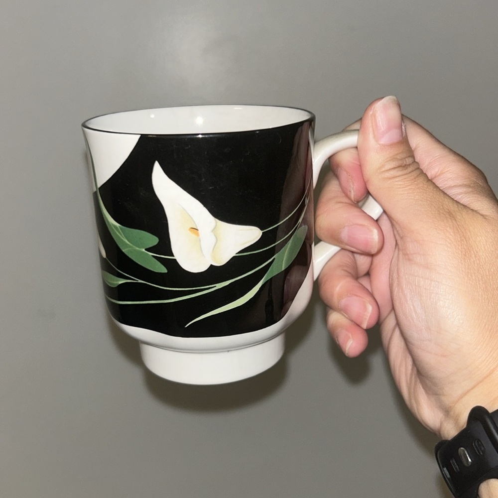 Vintage Sango Quadrille 2 Korean Tea Cups - Picture 7 of 8